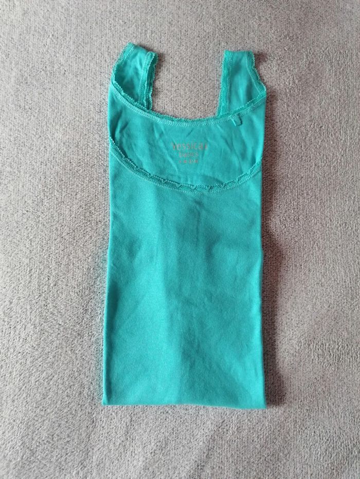 Débardeur bleu turquoise c&a L