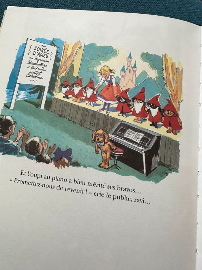 Grand album livre 156 pages Les Amis de Caroline Pierre Probst Hachette Jeunesse reliure bleu - photo numéro 9