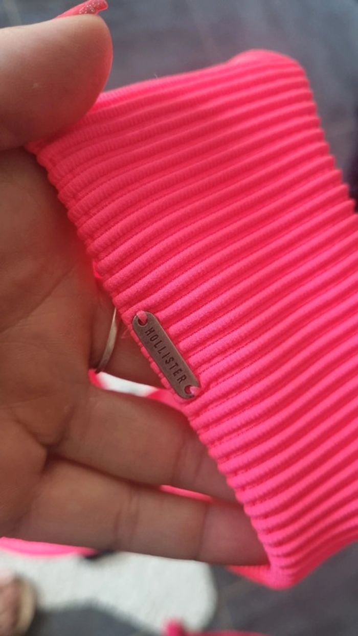 Maillot de bain 2 pieces bas sympa culotte haute hollister S 36 - photo numéro 13