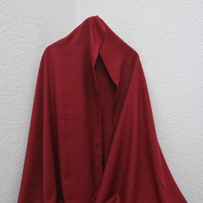 Grande étole / châle bordeaux – 2 m x 80 cm - photo numéro 3