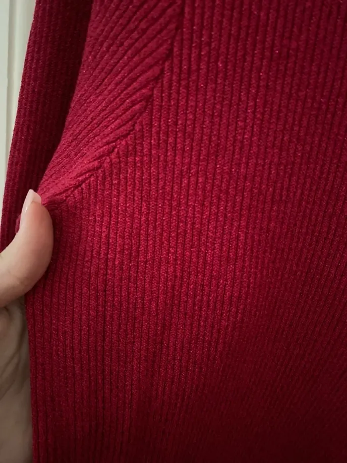 Robe pull moulante rose Esmara - photo numéro 2