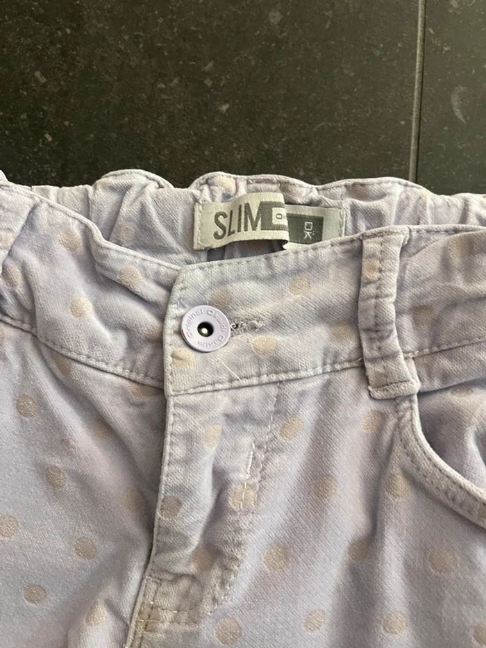 Slim touché velour 10ans - photo numéro 3