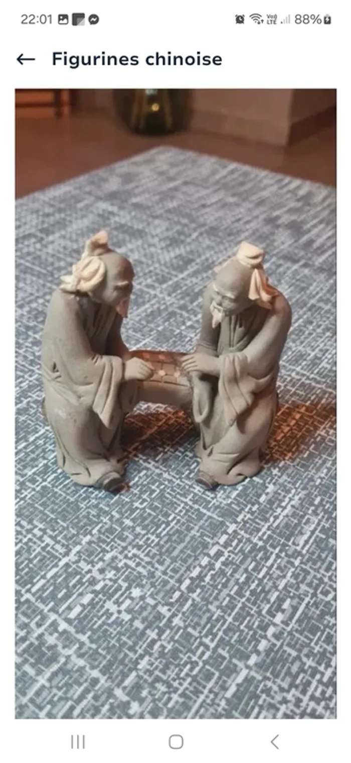 Lot figurines 3 sages chinois - photo numéro 3