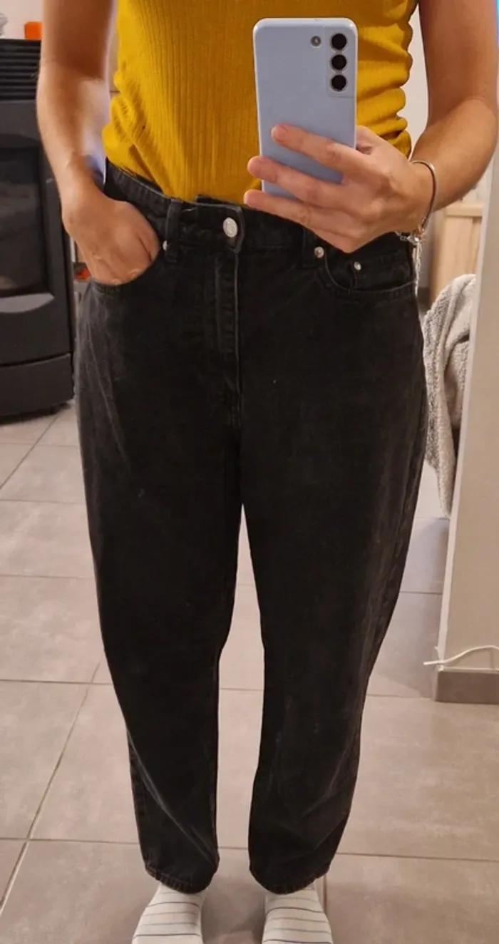 Jean ultra hight waist femme 38