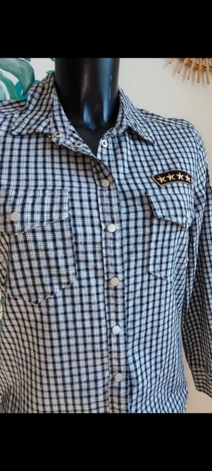 Chemise vichy coton. Taille36 - photo numéro 3