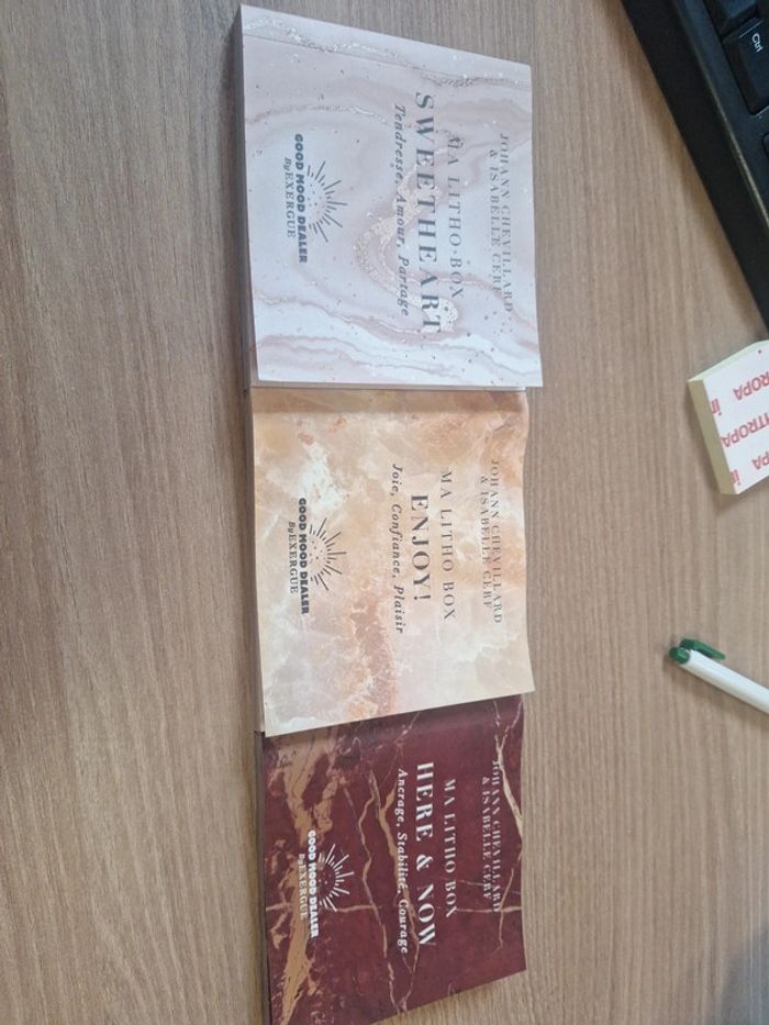 3 livres ma litho box