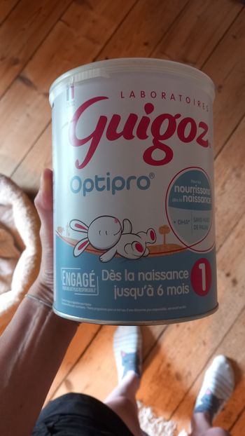 2 boites Guigoz optipro 1