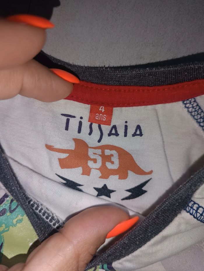 Tee shirt manches longues 4 ans tissaia - photo numéro 2