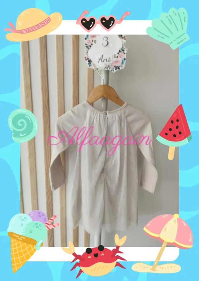 Robe beige kimbaloo neuve 36mois - photo numéro 7