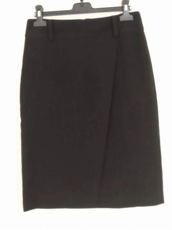 Jupe portefeuille noire