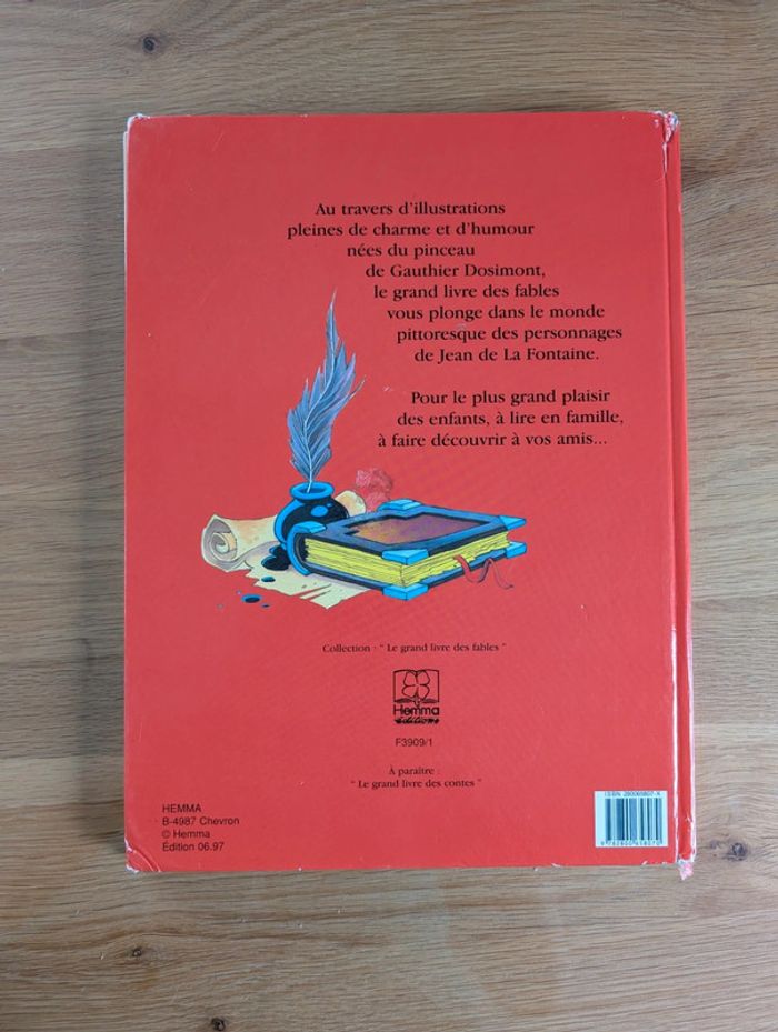 Le grand livre des fables de Jean de La Fontaine - photo numéro 2