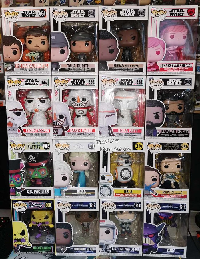 Figurine Funko Pop à 10 Euros Star Wars et Disney