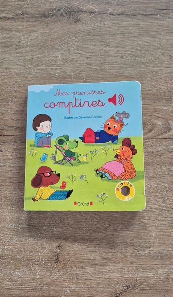 Livre sonore Mes premières comptines 