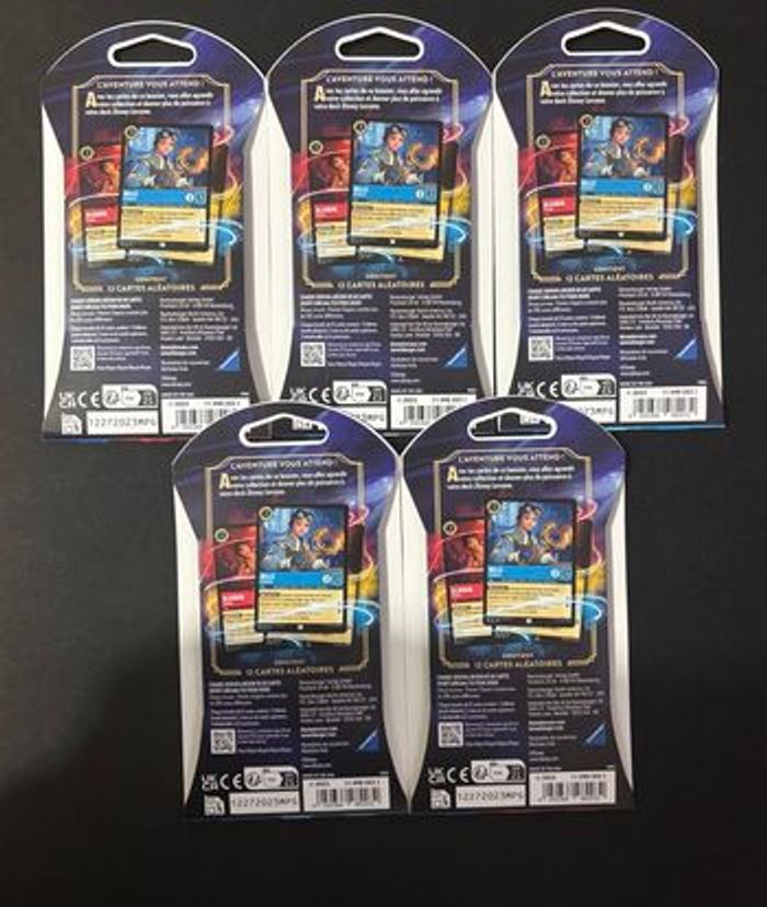 Booster Lorcana Lot de 5 blister Carton - photo numéro 2