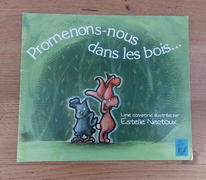 Promenons nous dans les bois - comptine illustrée