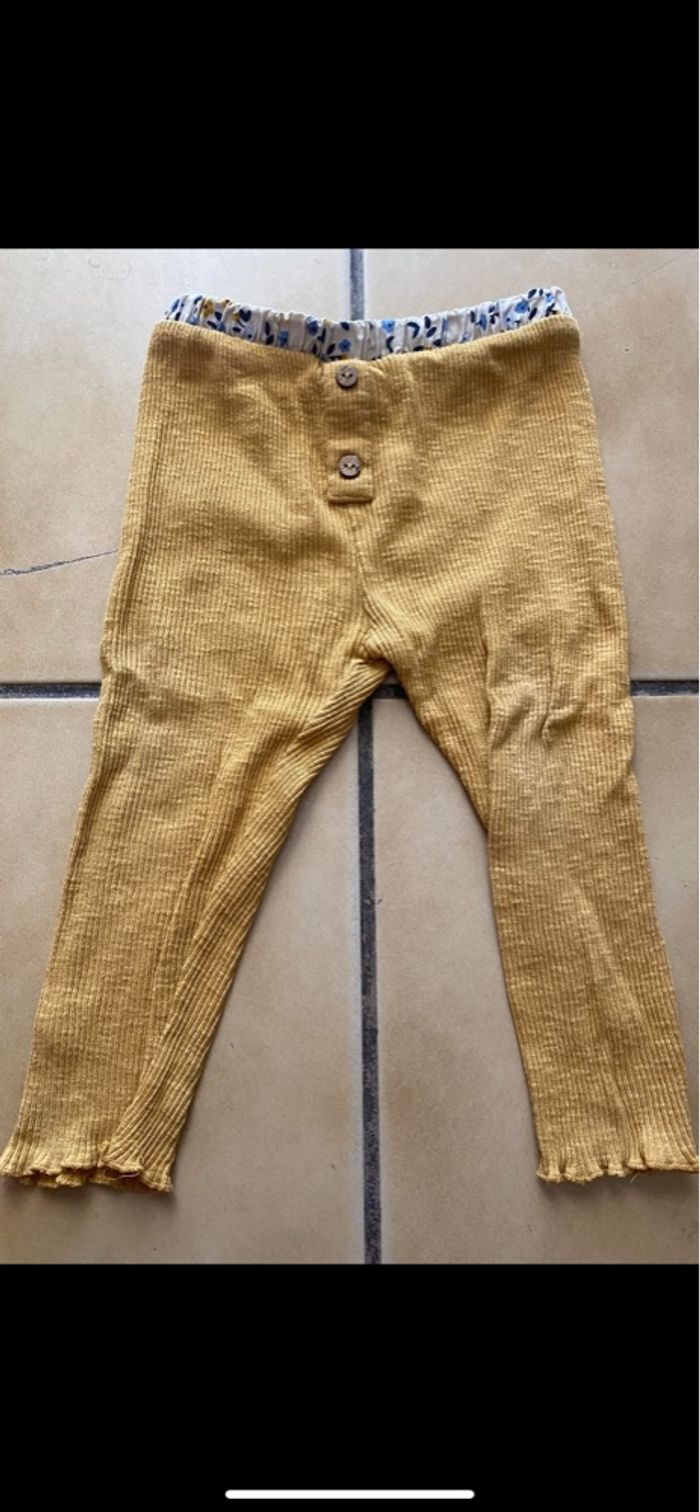 Legging Zara moutarde