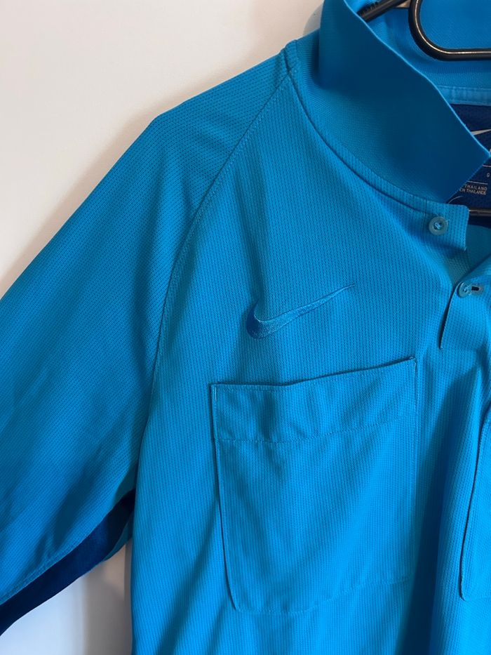 Maillot Arbitre Nike Bleu - Manches Longues - Taille L - Rare - photo numéro 7