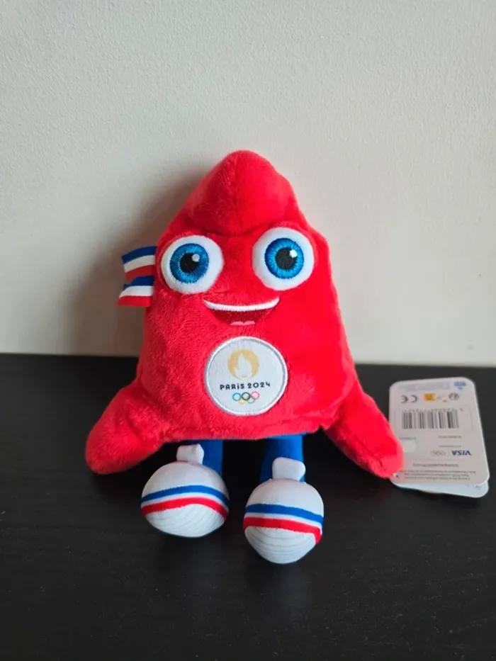 peluche mascotte officielle phryges 23 cm Paris 2024