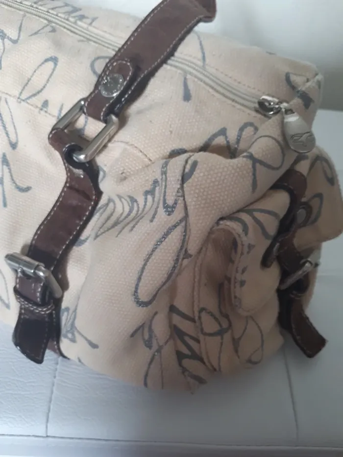 Sac bowling toile cuir Gil Holster - photo numéro 3