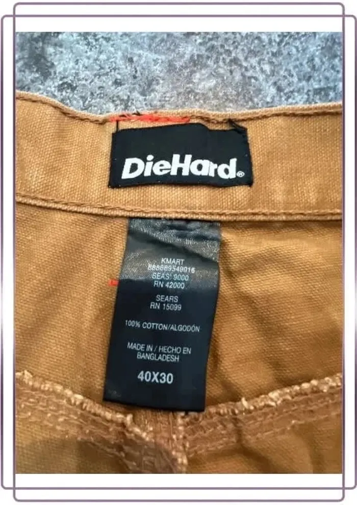 Short carpenter workwear homme DieHard 40x30 Pantaloncini carpentiere uomo Zimmermannsshorts Herren - photo numéro 3