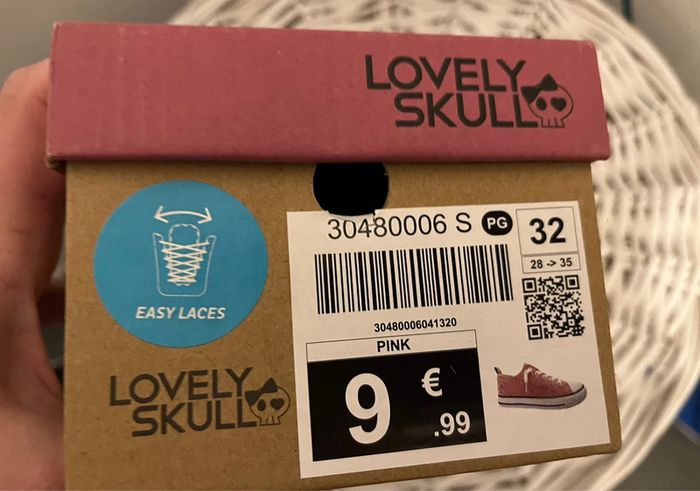 Baskets roses lacets élastique - photo numéro 7