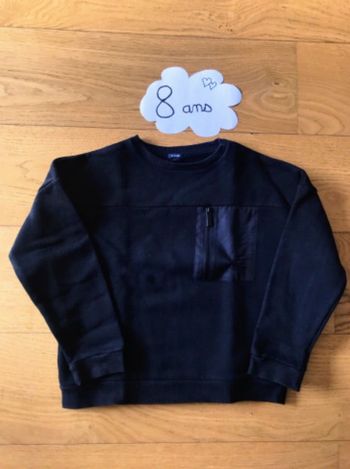 Sweat noir kiabi 8 ans