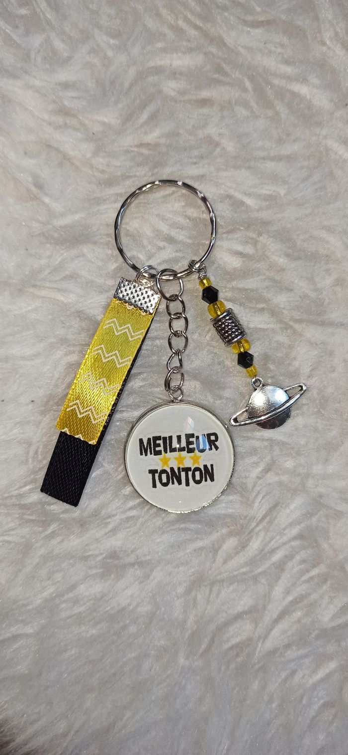 Porte clé tonton " Meilleur tonton "