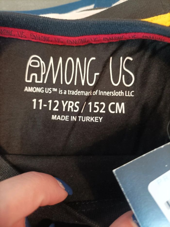 T-shirt manche longue 11 12 ans among us - photo numéro 3