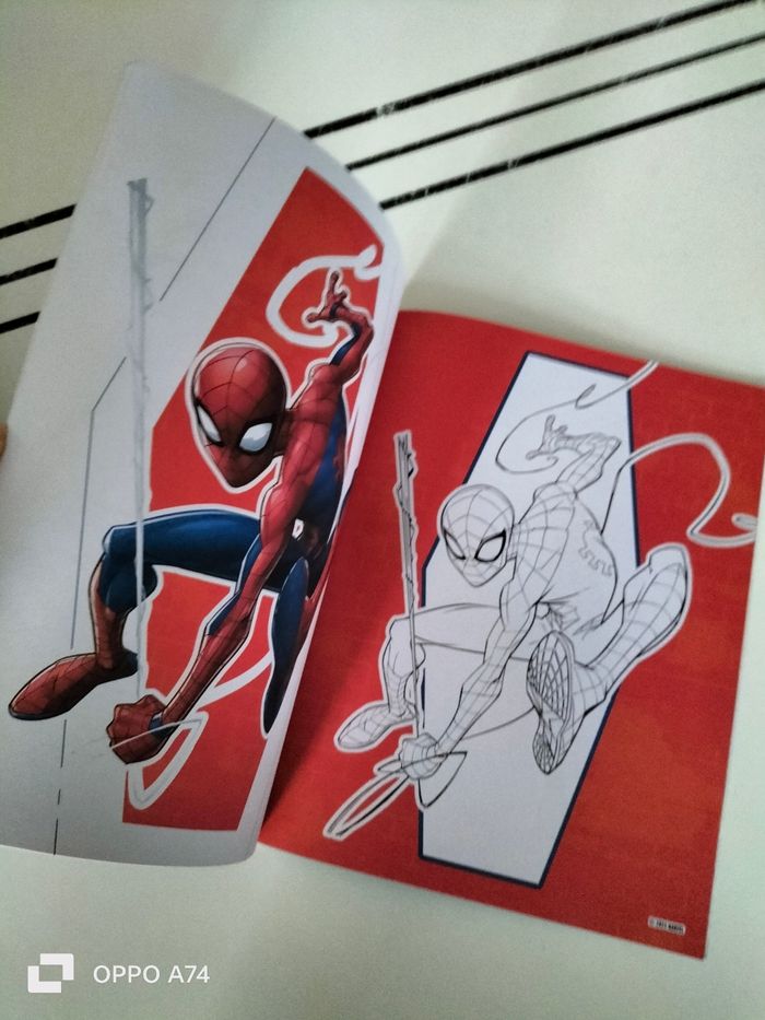 Marvel 🧡 Coloriage Spiderman - photo numéro 2