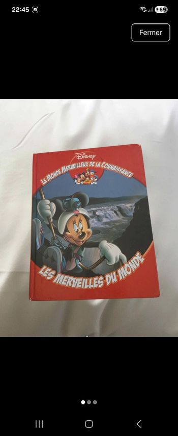 Livre Disney “Le Monde Merveilleux de la Connaissance – Les merveilles du monde
