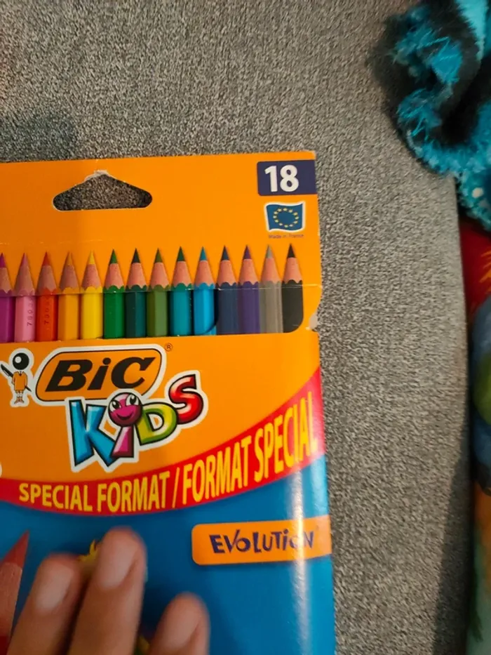 Crayons de couleur 18 bic kids - photo numéro 3