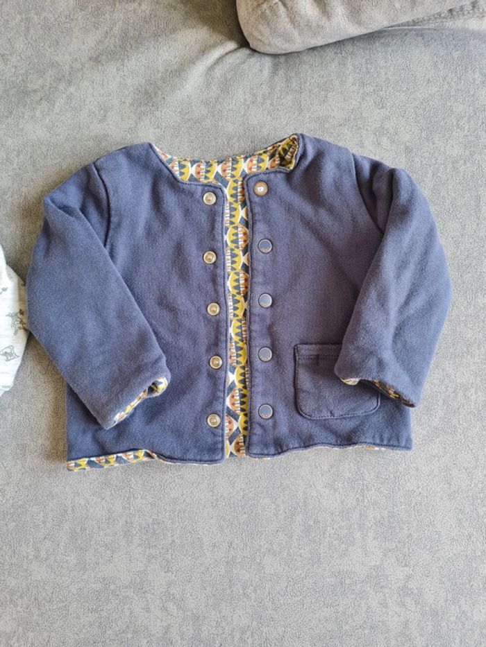 Lot de 2 vestes réversible 12 mois - photo numéro 7