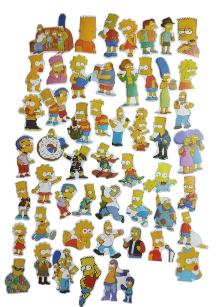 Set 50 stickers autocollants The Simpson - photo numéro 2