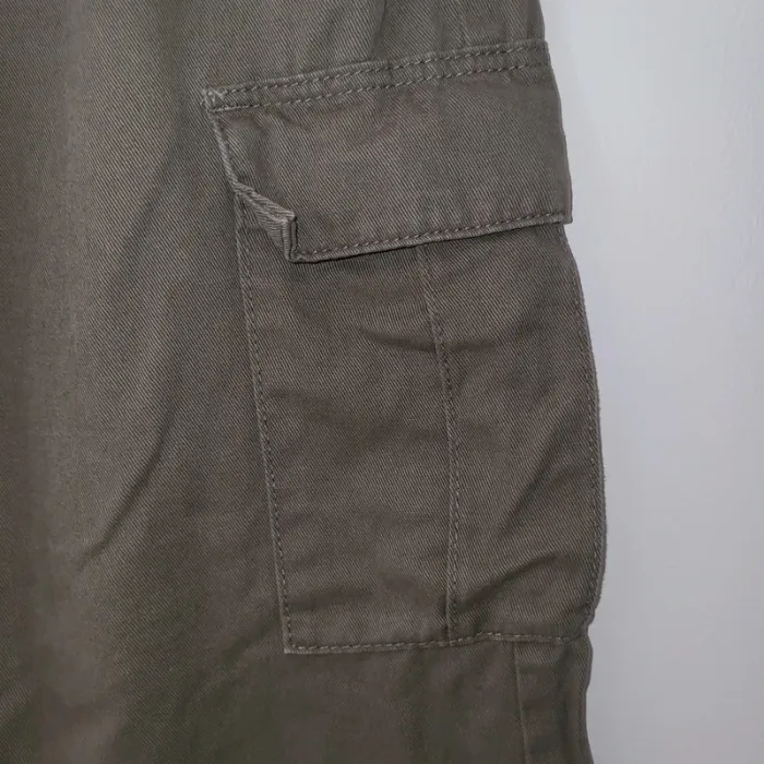 Gemo - pantalon cargo coton kaki 12 ans - photo numéro 3
