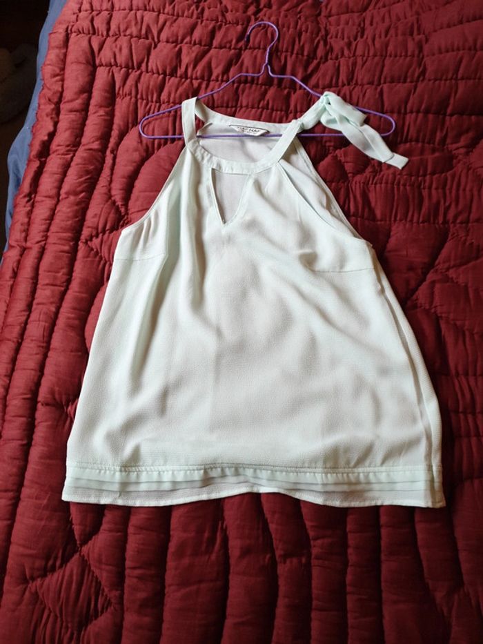 Top dos nu NAF NAF (neuf, menthe), XS / 34 / 6