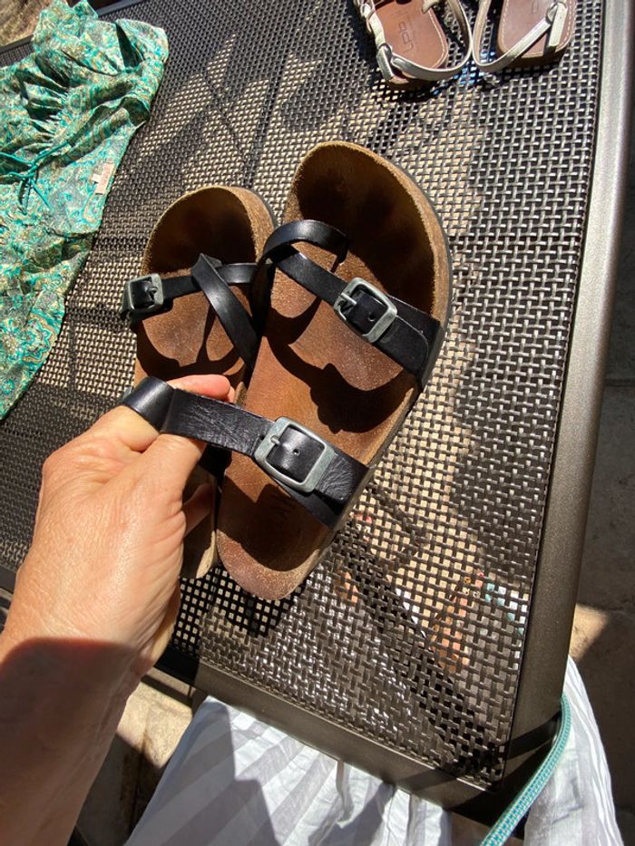 Belles Mules cuir Plakton Arizona 38 - photo numéro 6