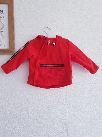 Obaïbi - Veste imperméable déperlante - Rouge - Neuve ! (6 mois)