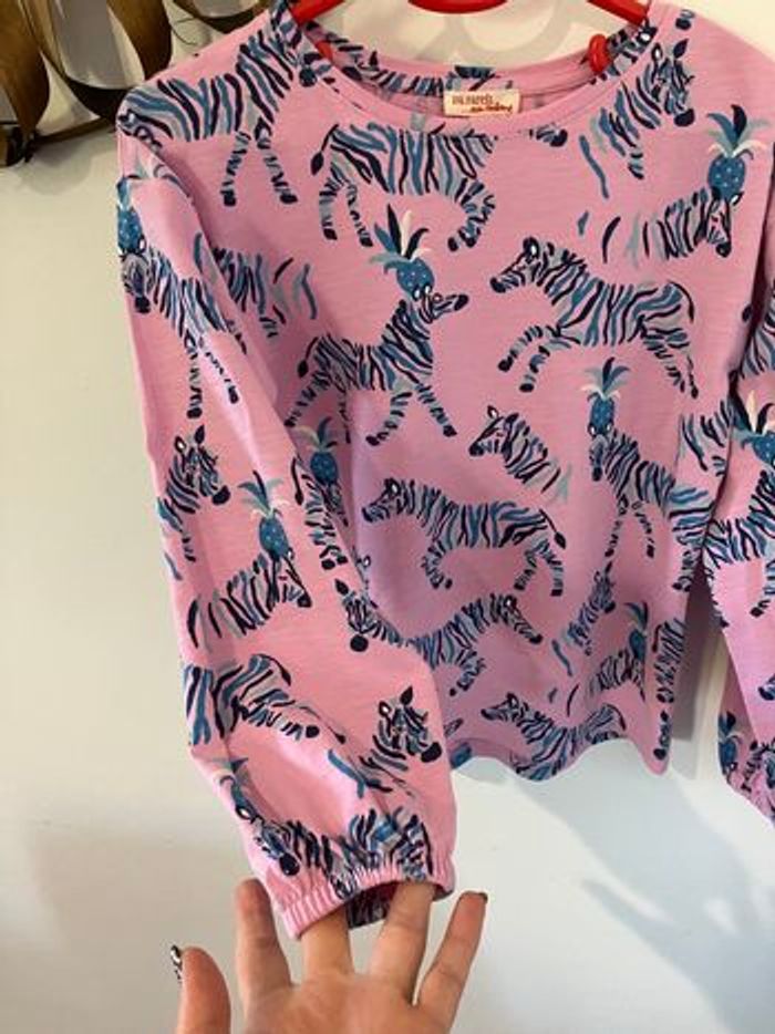 Haut manches longues rose fille 8 ans DPAM - photo numéro 2