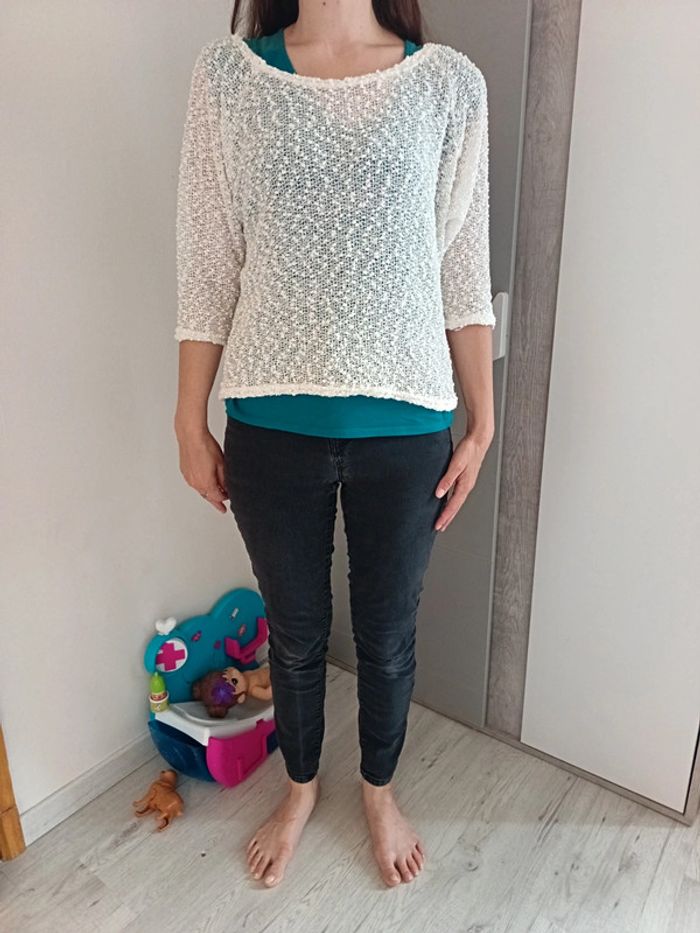 Haut femme manche cache cache taille 40 etiquette taille 4 - photo numéro 17