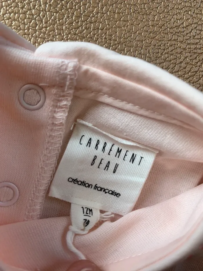 TEE shirt rose pale - photo numéro 2