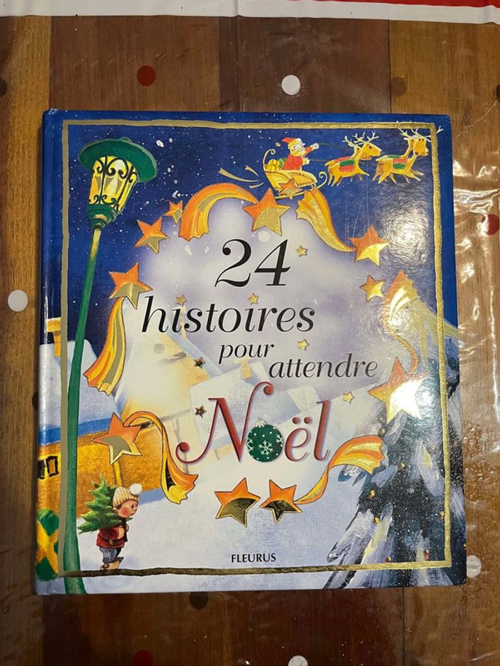 Livre 24 histoires pour attendre Noel Fleurus