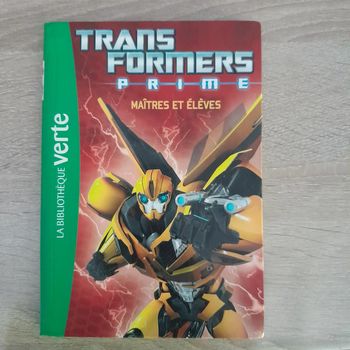 livre bibliothèque verte - Transformers prime tome 2 maitres et élèves