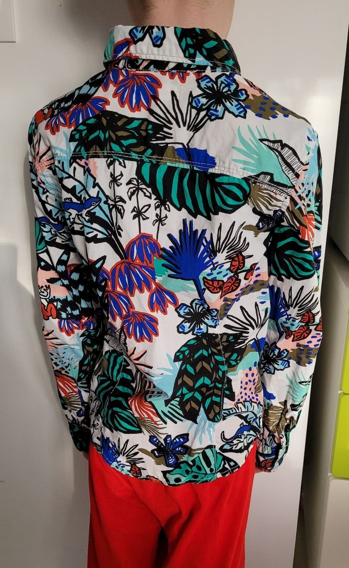 chemise catimini 8ans manches retroussable (15e) - photo numéro 2