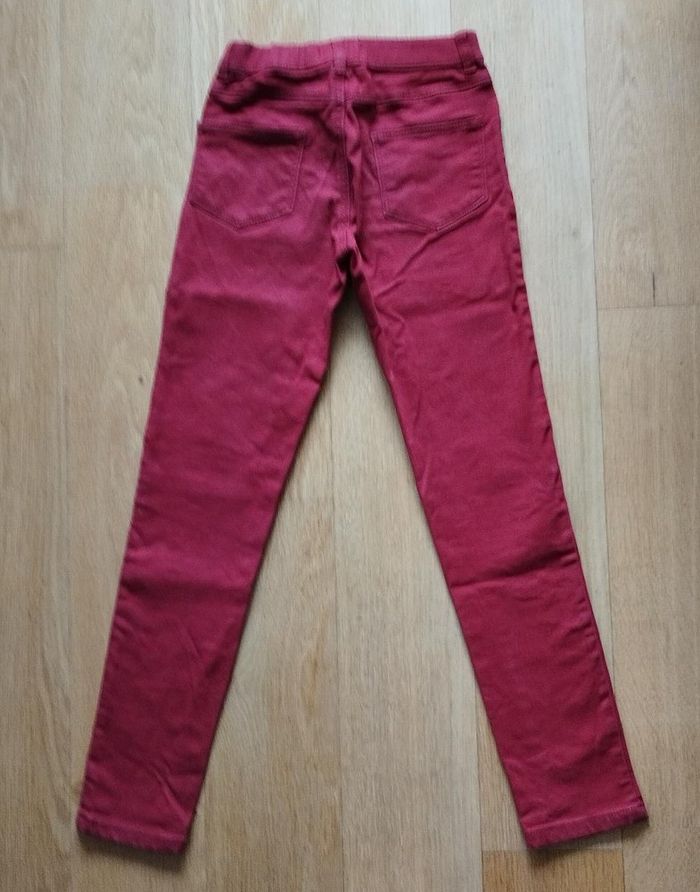 Jeans jegging bordeaux Monoprix Teens 10 ans - photo numéro 2