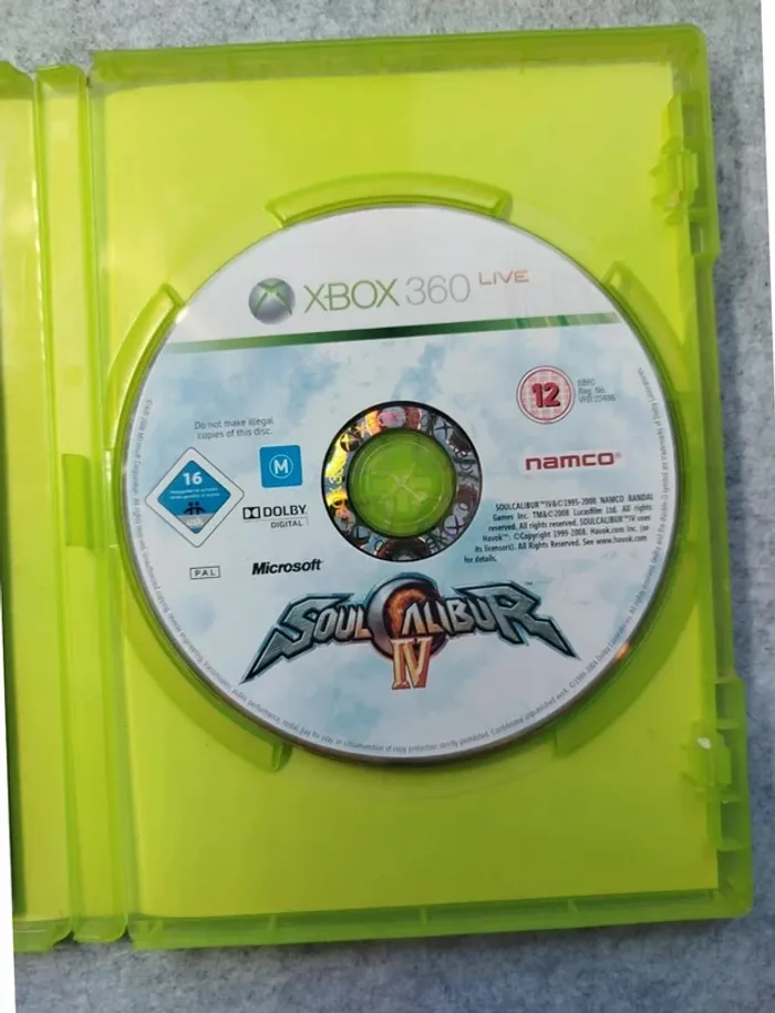 Jeu SoulCalibur IV avec boite et notice Xbox 360 - photo numéro 3