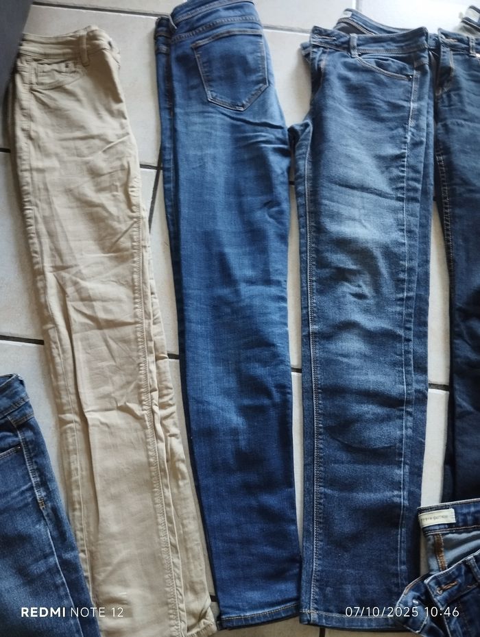 Lot de jeans t 34 - photo numéro 2