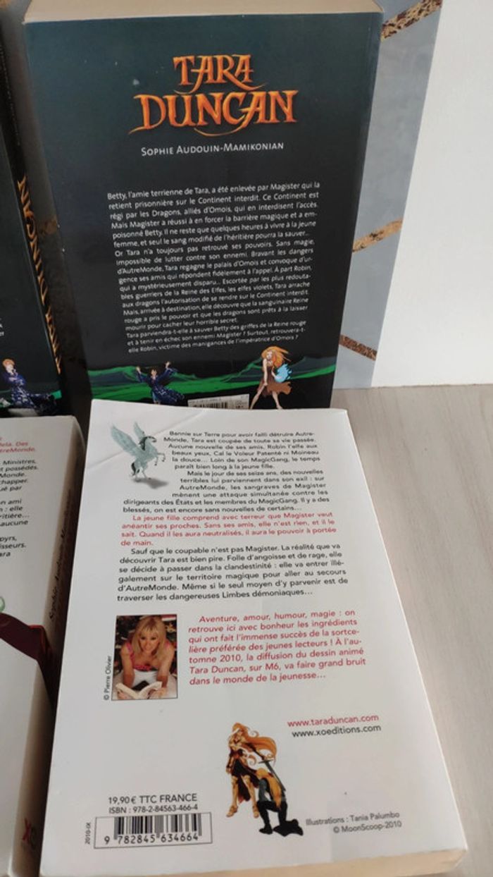 Lot 5 livres Tara Duncan tomes 4 5 7 8 9 continent dragon invasion impératrice reine noire - photo numéro 3