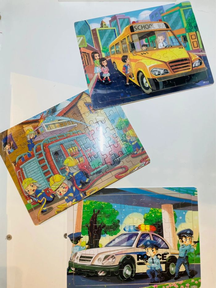 Lot puzzles 🧩 60 pièces
