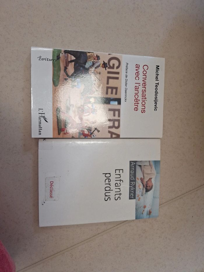 Lot livre enfance et drame