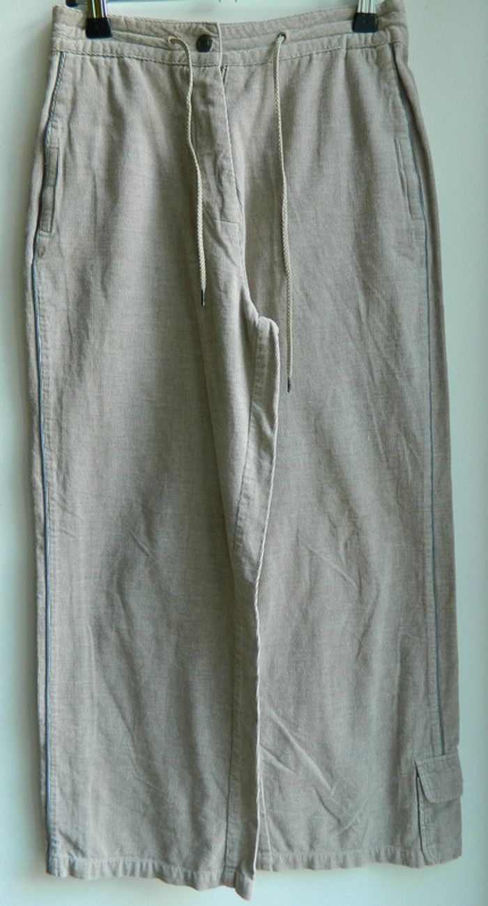 Pantacourt T 34 en velours "Etam"